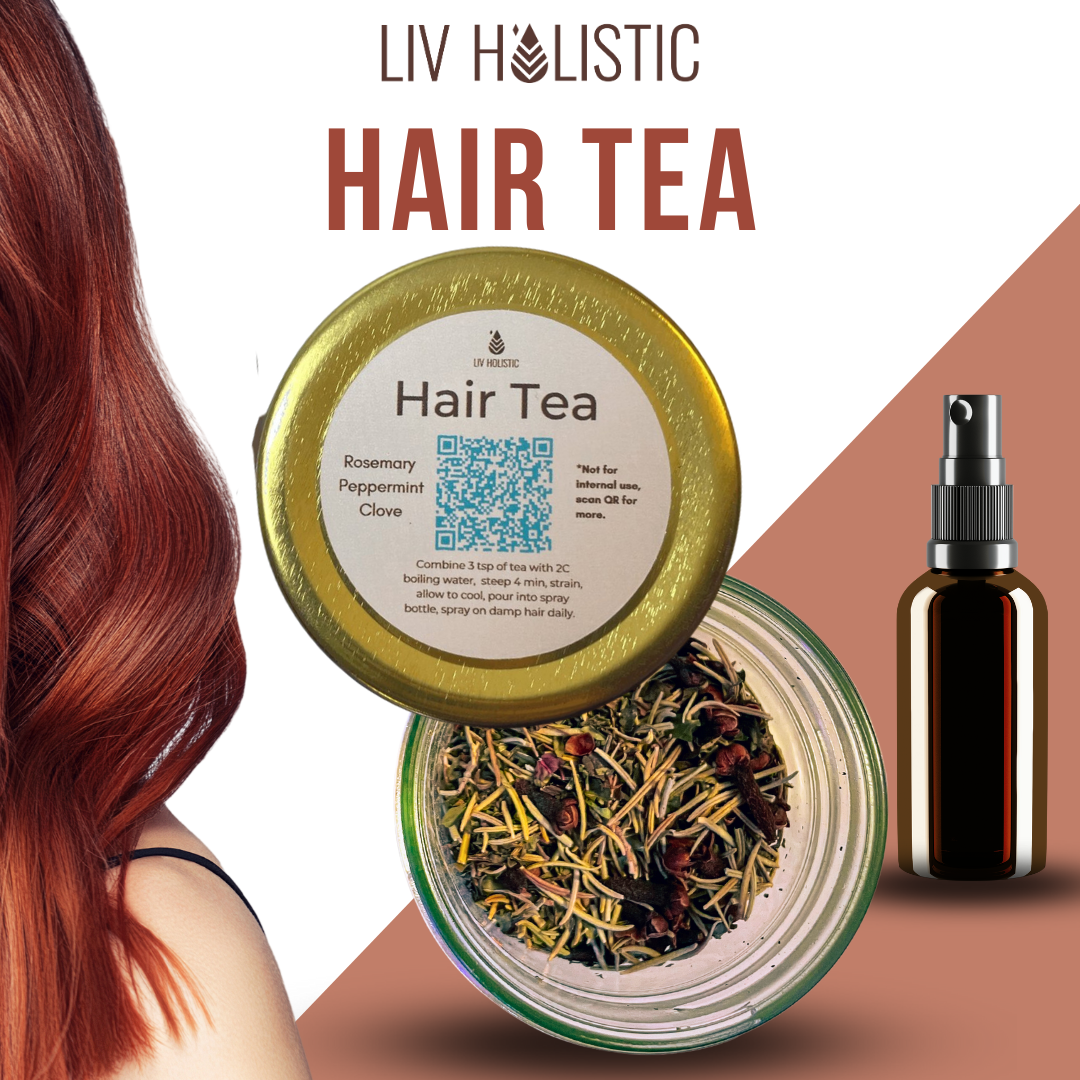 Hair Tea (rosemary, peppermint, clove)