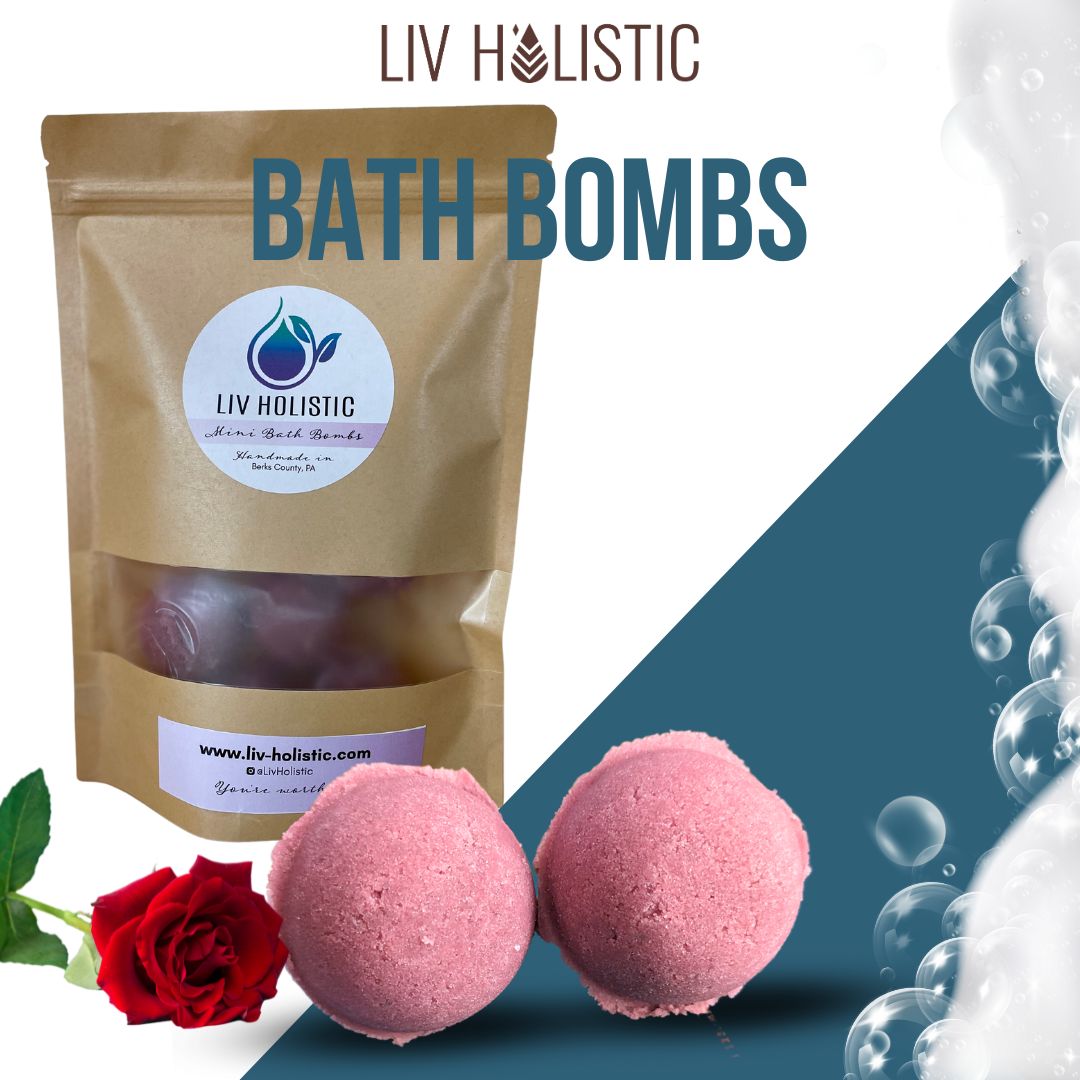 Rose Bath Bombs (6pack)