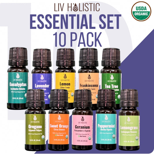 Organic Essential Oil Lifestyle Set (10 pack)